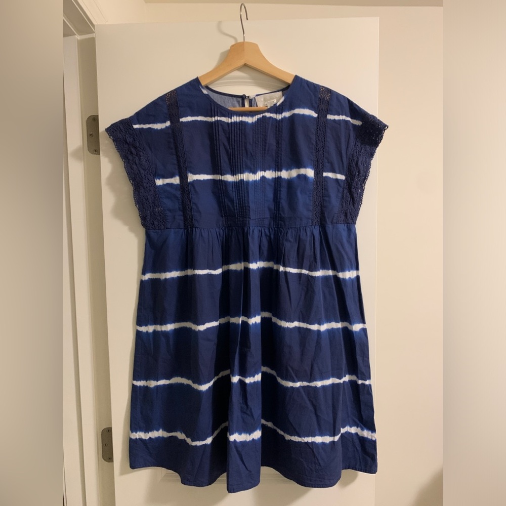 Anthropologie Corey Lynn Calter Brigid Tunic Dress Navy size S